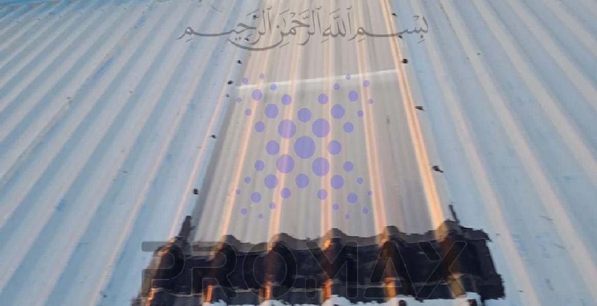 China Mall - metal roof waterproofing project by Promax in Dubai, UAE